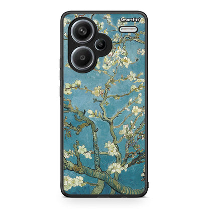 Xiaomi Redmi Note 13 Pro Plus 5G White Blossoms θήκη από τη Smartfits με σχέδιο στο πίσω μέρος και μαύρο περίβλημα | Smartphone case with colorful back and black bezels by Smartfits