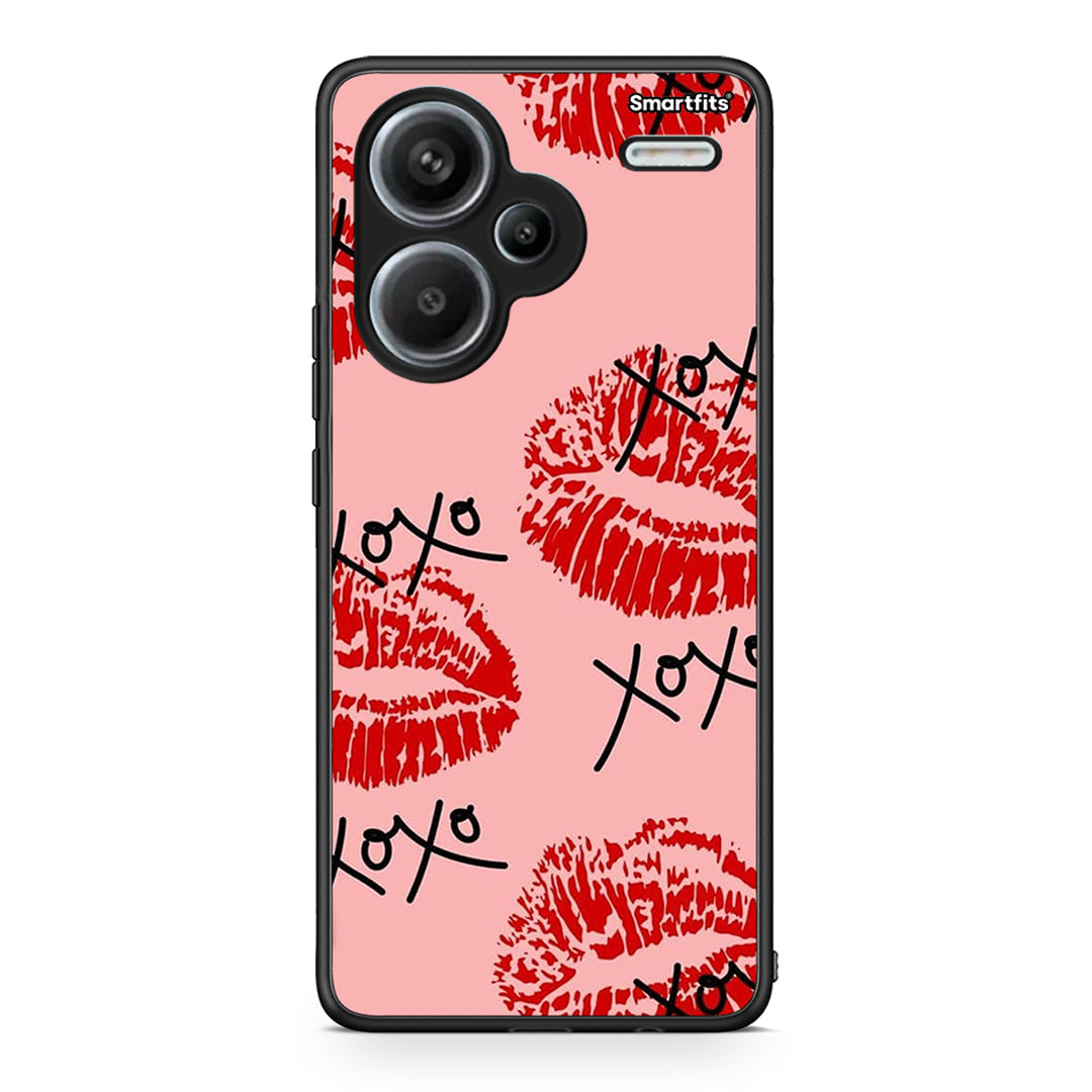 Xiaomi Redmi Note 13 Pro Plus 5G XOXO Lips θήκη από τη Smartfits με σχέδιο στο πίσω μέρος και μαύρο περίβλημα | Smartphone case with colorful back and black bezels by Smartfits
