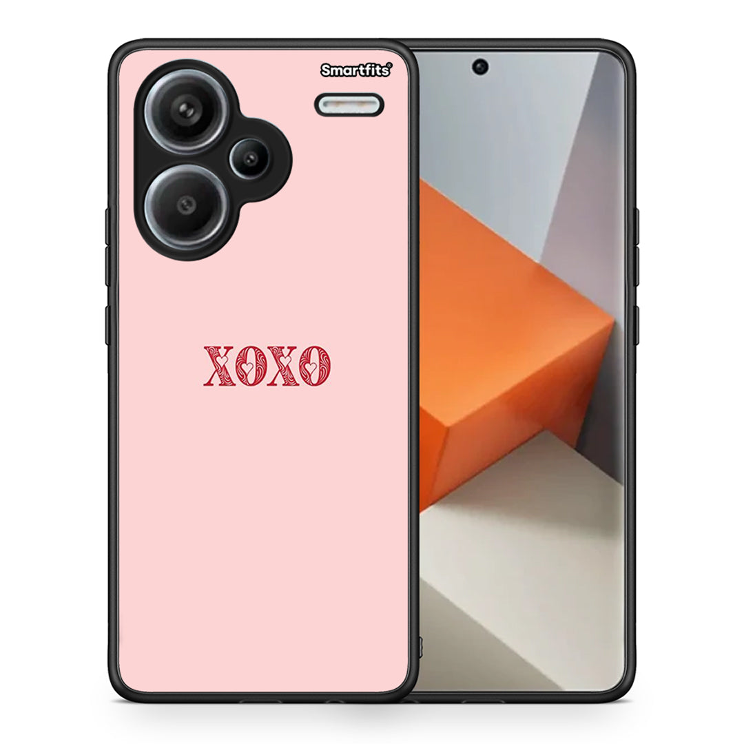 Θήκη Xiaomi Redmi Note 13 Pro Plus 5G XOXO Love από τη Smartfits με σχέδιο στο πίσω μέρος και μαύρο περίβλημα | Xiaomi Redmi Note 13 Pro Plus 5G XOXO Love case with colorful back and black bezels