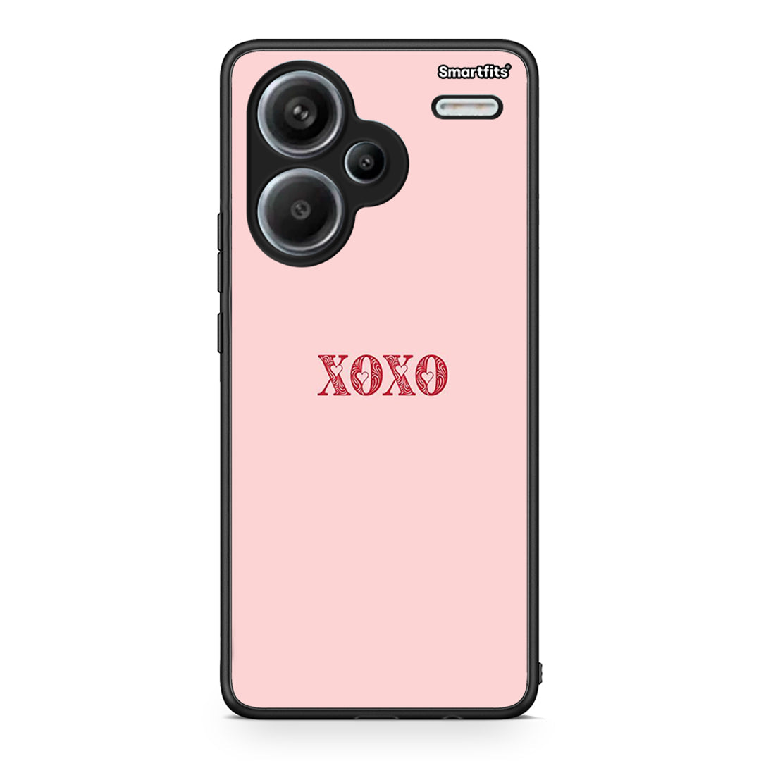 Xiaomi Redmi Note 13 Pro Plus 5G XOXO Love θήκη από τη Smartfits με σχέδιο στο πίσω μέρος και μαύρο περίβλημα | Smartphone case with colorful back and black bezels by Smartfits