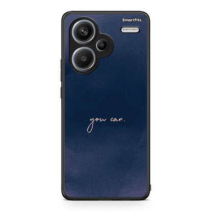 Xiaomi Redmi Note 13 Pro Plus 5G You Can θήκη από τη Smartfits με σχέδιο στο πίσω μέρος και μαύρο περίβλημα | Smartphone case with colorful back and black bezels by Smartfits