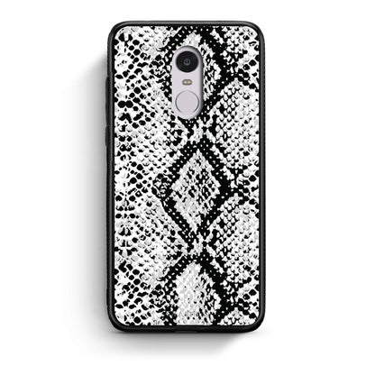 24 - Xiaomi Redmi Note 4/4X White Snake Animal case, cover, bumper