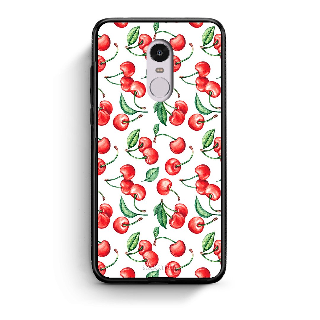 Xiaomi Redmi Note 4/4X Cherry Summer θήκη από τη Smartfits με σχέδιο στο πίσω μέρος και μαύρο περίβλημα | Smartphone case with colorful back and black bezels by Smartfits