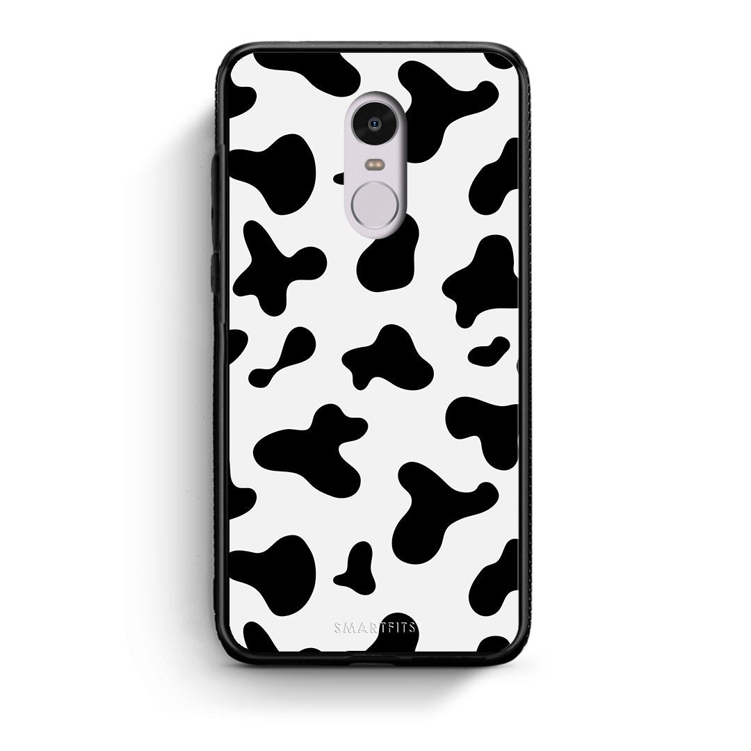 Xiaomi Redmi Note 4/4X Cow Print θήκη από τη Smartfits με σχέδιο στο πίσω μέρος και μαύρο περίβλημα | Smartphone case with colorful back and black bezels by Smartfits