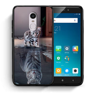Thumbnail for Θήκη Xiaomi Redmi Note 4/4X Tiger Cute από τη Smartfits με σχέδιο στο πίσω μέρος και μαύρο περίβλημα | Xiaomi Redmi Note 4/4X Tiger Cute case with colorful back and black bezels