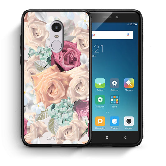 Θήκη Xiaomi Redmi Note 4/4X Bouquet Floral από τη Smartfits με σχέδιο στο πίσω μέρος και μαύρο περίβλημα | Xiaomi Redmi Note 4/4X Bouquet Floral case with colorful back and black bezels