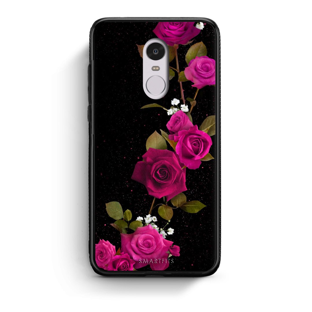 4 - Xiaomi Redmi Note 4/4X Red Roses Flower case, cover, bumper