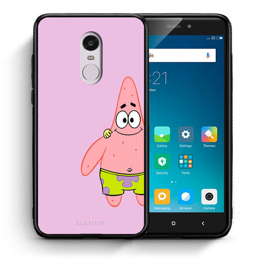 Θήκη Xiaomi Redmi Note 4/4X  Friends Patrick από τη Smartfits με σχέδιο στο πίσω μέρος και μαύρο περίβλημα | Xiaomi Redmi Note 4/4X  Friends Patrick case with colorful back and black bezels