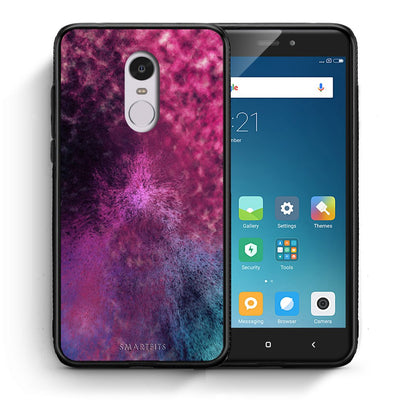 Θήκη Xiaomi Redmi Note 4/4X Aurora Galaxy από τη Smartfits με σχέδιο στο πίσω μέρος και μαύρο περίβλημα | Xiaomi Redmi Note 4/4X Aurora Galaxy case with colorful back and black bezels