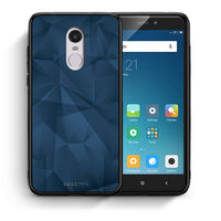 Thumbnail for Θήκη Xiaomi Redmi Note 4/4X Blue Abstract Geometric από τη Smartfits με σχέδιο στο πίσω μέρος και μαύρο περίβλημα | Xiaomi Redmi Note 4/4X Blue Abstract Geometric case with colorful back and black bezels