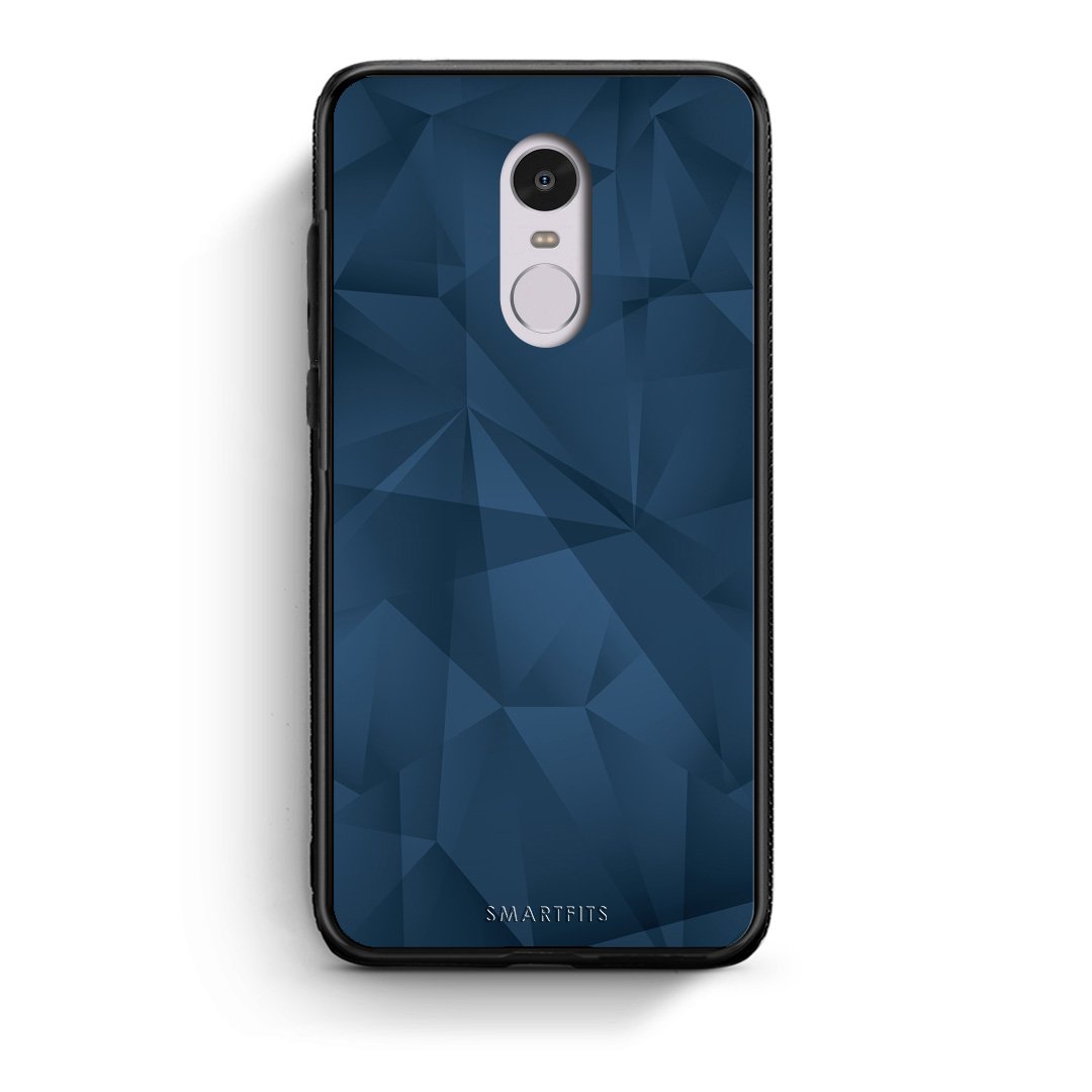 39 - Xiaomi Redmi Note 4/4X Blue Abstract Geometric case, cover, bumper