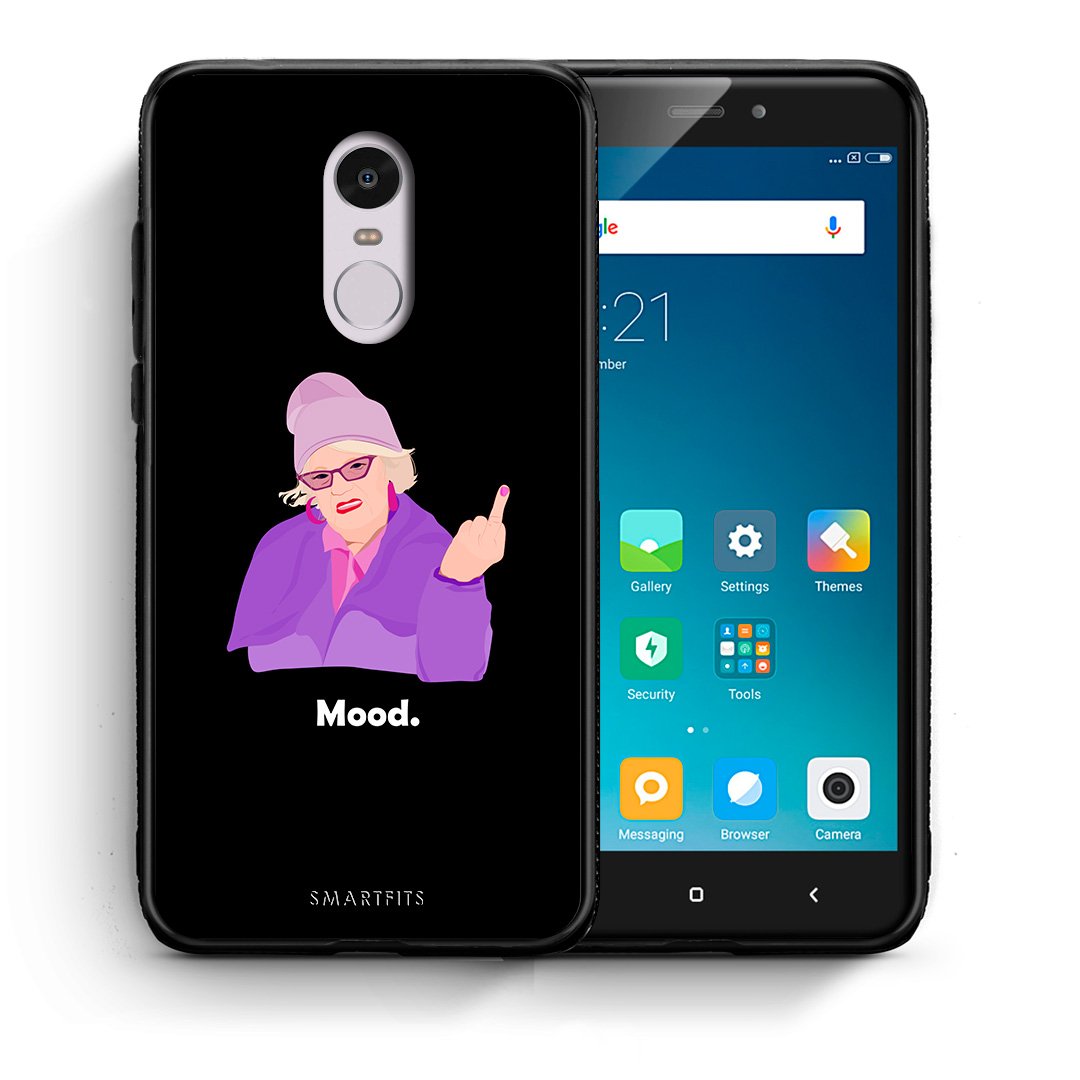 Θήκη Xiaomi Redmi Note 4/4X Grandma Mood Black από τη Smartfits με σχέδιο στο πίσω μέρος και μαύρο περίβλημα | Xiaomi Redmi Note 4/4X Grandma Mood Black case with colorful back and black bezels