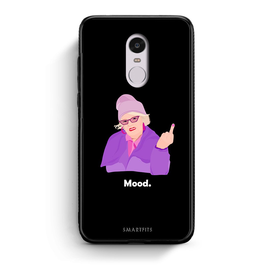Xiaomi Redmi Note 4/4X Grandma Mood Black θήκη από τη Smartfits με σχέδιο στο πίσω μέρος και μαύρο περίβλημα | Smartphone case with colorful back and black bezels by Smartfits