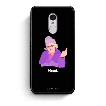 Xiaomi Redmi Note 4/4X Grandma Mood Black θήκη από τη Smartfits με σχέδιο στο πίσω μέρος και μαύρο περίβλημα | Smartphone case with colorful back and black bezels by Smartfits