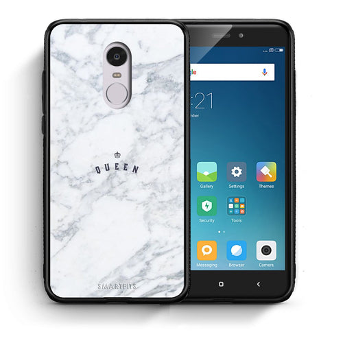 Θήκη Xiaomi Redmi Note 4/4X Queen Marble από τη Smartfits με σχέδιο στο πίσω μέρος και μαύρο περίβλημα | Xiaomi Redmi Note 4/4X Queen Marble case with colorful back and black bezels