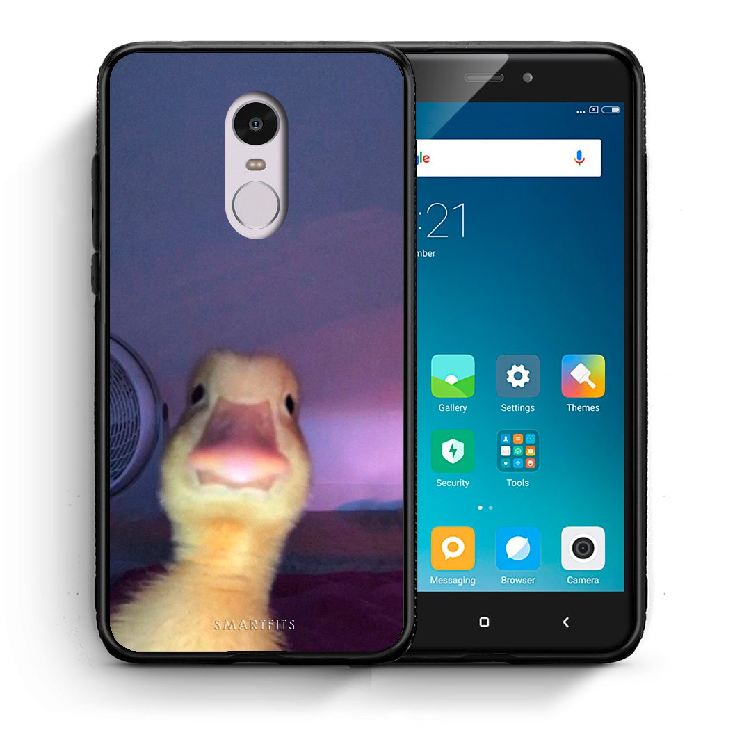 Θήκη Xiaomi Redmi Note 4/4X Meme Duck από τη Smartfits με σχέδιο στο πίσω μέρος και μαύρο περίβλημα | Xiaomi Redmi Note 4/4X Meme Duck case with colorful back and black bezels