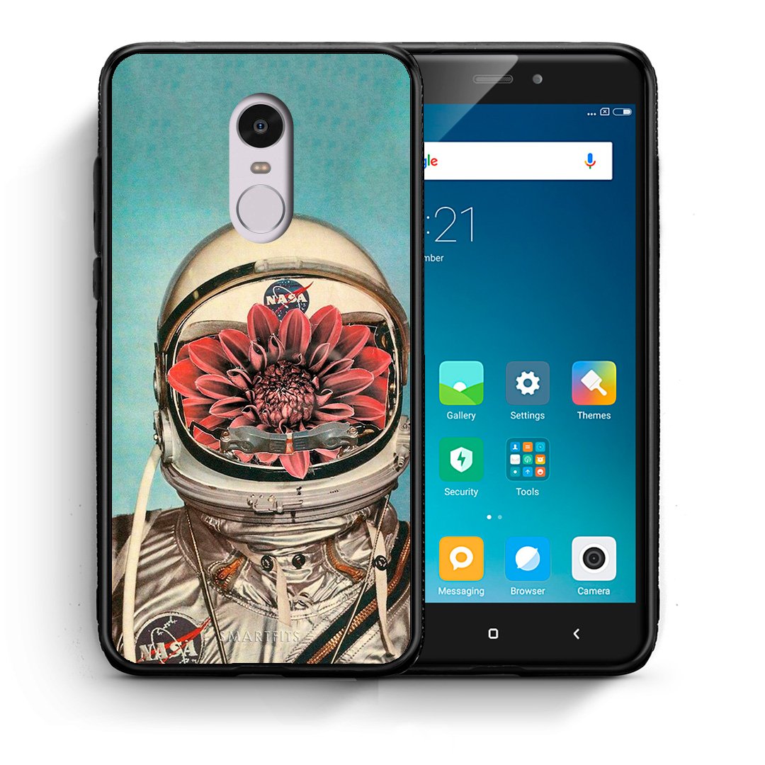 Θήκη Xiaomi Redmi Note 4/4X Nasa Bloom από τη Smartfits με σχέδιο στο πίσω μέρος και μαύρο περίβλημα | Xiaomi Redmi Note 4/4X Nasa Bloom case with colorful back and black bezels