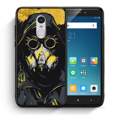 Θήκη Xiaomi Redmi Note 4/4X Mask PopArt από τη Smartfits με σχέδιο στο πίσω μέρος και μαύρο περίβλημα | Xiaomi Redmi Note 4/4X Mask PopArt case with colorful back and black bezels