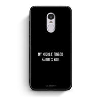 Thumbnail for Xiaomi Redmi Note 4/4X Salute θήκη από τη Smartfits με σχέδιο στο πίσω μέρος και μαύρο περίβλημα | Smartphone case with colorful back and black bezels by Smartfits