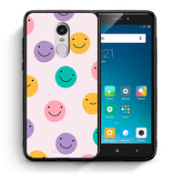Thumbnail for Θήκη Xiaomi Redmi Note 4/4X Smiley Faces από τη Smartfits με σχέδιο στο πίσω μέρος και μαύρο περίβλημα | Xiaomi Redmi Note 4/4X Smiley Faces case with colorful back and black bezels