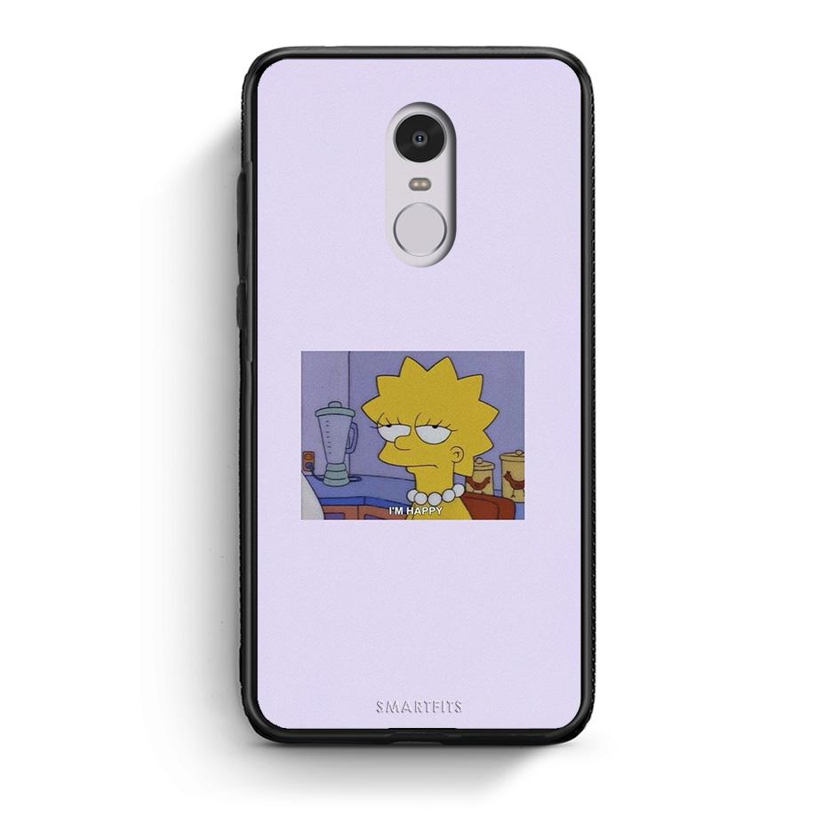 Xiaomi Redmi Note 4/4X So Happy θήκη από τη Smartfits με σχέδιο στο πίσω μέρος και μαύρο περίβλημα | Smartphone case with colorful back and black bezels by Smartfits
