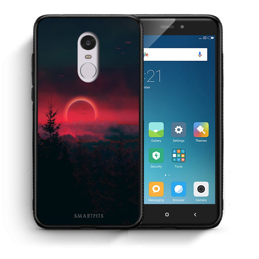 Θήκη Xiaomi Redmi Note 4/4X Sunset Tropic από τη Smartfits με σχέδιο στο πίσω μέρος και μαύρο περίβλημα | Xiaomi Redmi Note 4/4X Sunset Tropic case with colorful back and black bezels