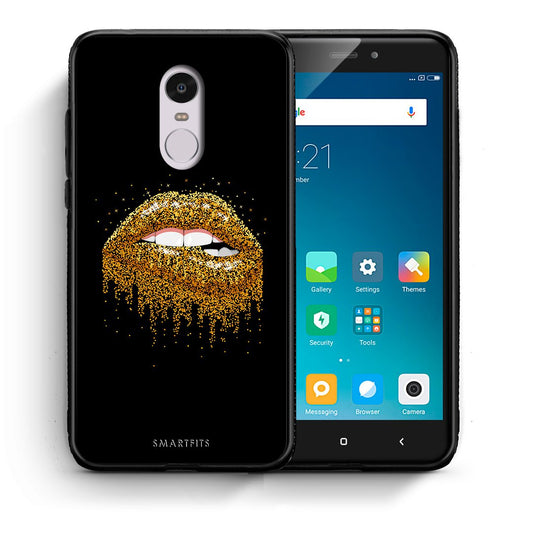 Θήκη Xiaomi Redmi Note 4/4X Golden Valentine από τη Smartfits με σχέδιο στο πίσω μέρος και μαύρο περίβλημα | Xiaomi Redmi Note 4/4X Golden Valentine case with colorful back and black bezels