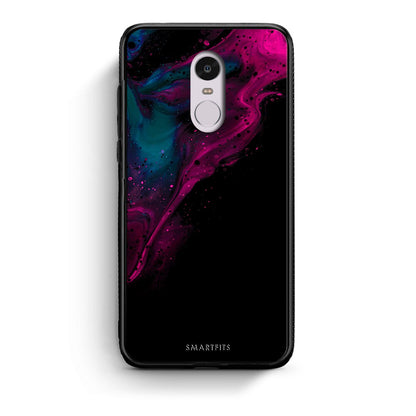 4 - Xiaomi Redmi Note 4/4X Pink Black Watercolor case, cover, bumper