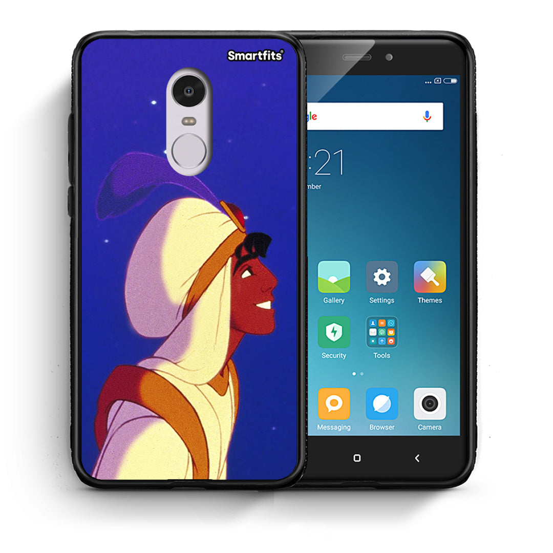 Θήκη Xiaomi Redmi Note 4/4X Alladin And Jasmine Love 1 από τη Smartfits με σχέδιο στο πίσω μέρος και μαύρο περίβλημα | Xiaomi Redmi Note 4/4X Alladin And Jasmine Love 1 case with colorful back and black bezels