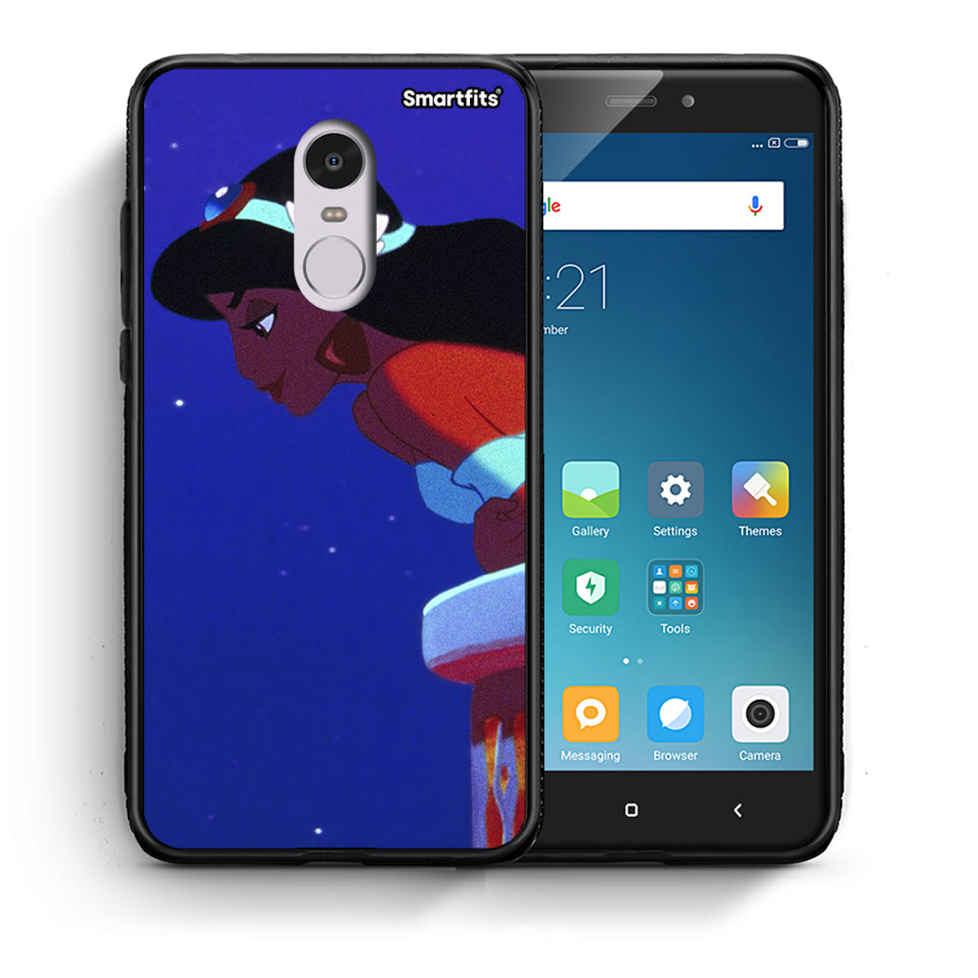 Θήκη Xiaomi Redmi Note 4/4X Alladin And Jasmine Love 2 από τη Smartfits με σχέδιο στο πίσω μέρος και μαύρο περίβλημα | Xiaomi Redmi Note 4/4X Alladin And Jasmine Love 2 case with colorful back and black bezels