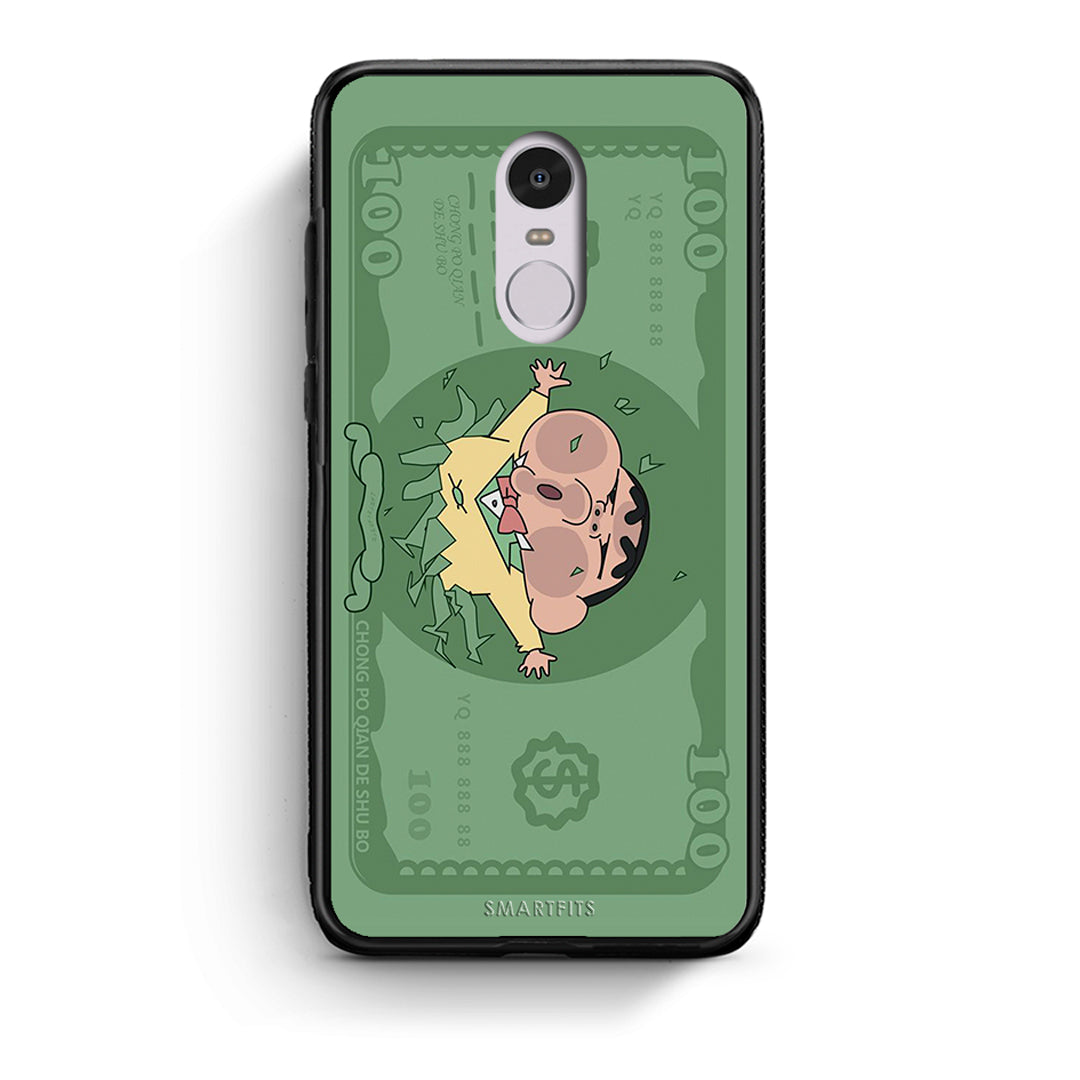 Xiaomi Redmi 5 Big Money Θήκη Αγίου Βαλεντίνου από τη Smartfits με σχέδιο στο πίσω μέρος και μαύρο περίβλημα | Smartphone case with colorful back and black bezels by Smartfits