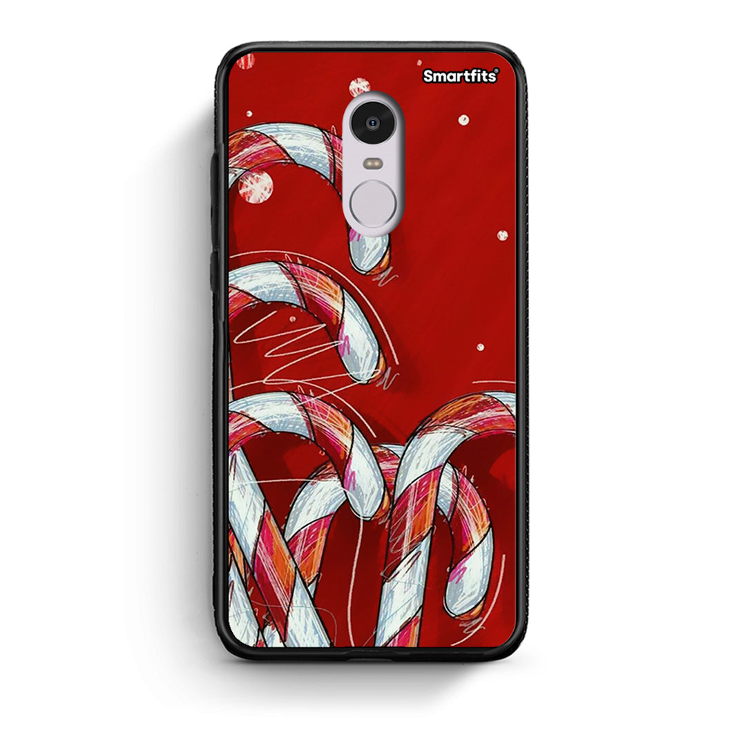 Xiaomi Redmi Note 4/4X Candy Cane θήκη από τη Smartfits με σχέδιο στο πίσω μέρος και μαύρο περίβλημα | Smartphone case with colorful back and black bezels by Smartfits