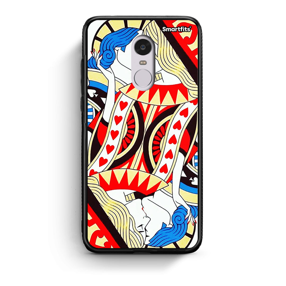 Xiaomi Redmi Note 4/4X Card Love θήκη από τη Smartfits με σχέδιο στο πίσω μέρος και μαύρο περίβλημα | Smartphone case with colorful back and black bezels by Smartfits