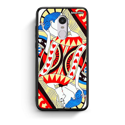 Xiaomi Redmi Note 4/4X Card Love θήκη από τη Smartfits με σχέδιο στο πίσω μέρος και μαύρο περίβλημα | Smartphone case with colorful back and black bezels by Smartfits