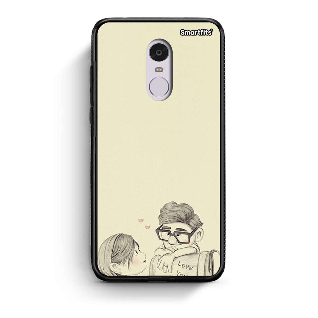 Xiaomi Redmi Note 4/4X Carl And Ellie θήκη από τη Smartfits με σχέδιο στο πίσω μέρος και μαύρο περίβλημα | Smartphone case with colorful back and black bezels by Smartfits