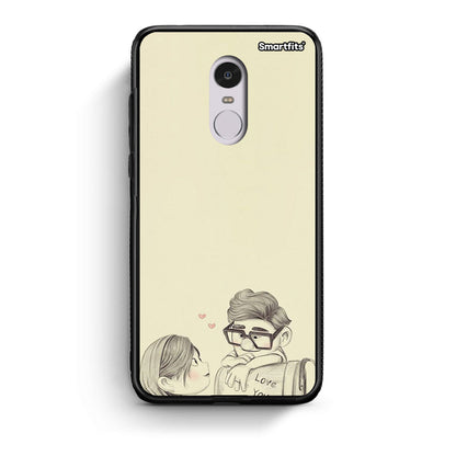 Xiaomi Redmi Note 4/4X Carl And Ellie θήκη από τη Smartfits με σχέδιο στο πίσω μέρος και μαύρο περίβλημα | Smartphone case with colorful back and black bezels by Smartfits