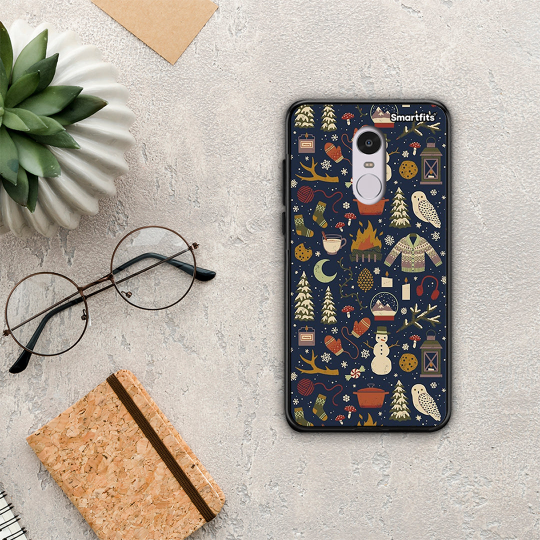 Christmas Elements - Xiaomi Redmi Note 4 / 4X θήκη