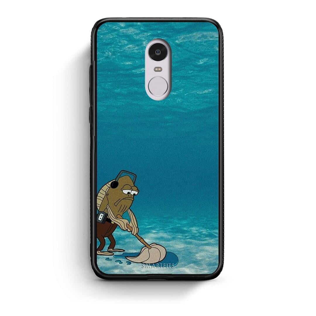 Xiaomi Redmi 5 Clean The Ocean Θήκη από τη Smartfits με σχέδιο στο πίσω μέρος και μαύρο περίβλημα | Smartphone case with colorful back and black bezels by Smartfits