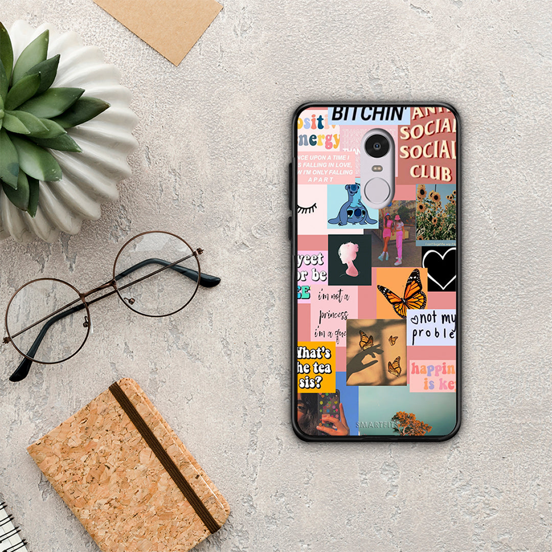 Collage Bitchin - Xiaomi Redmi 5 θήκη