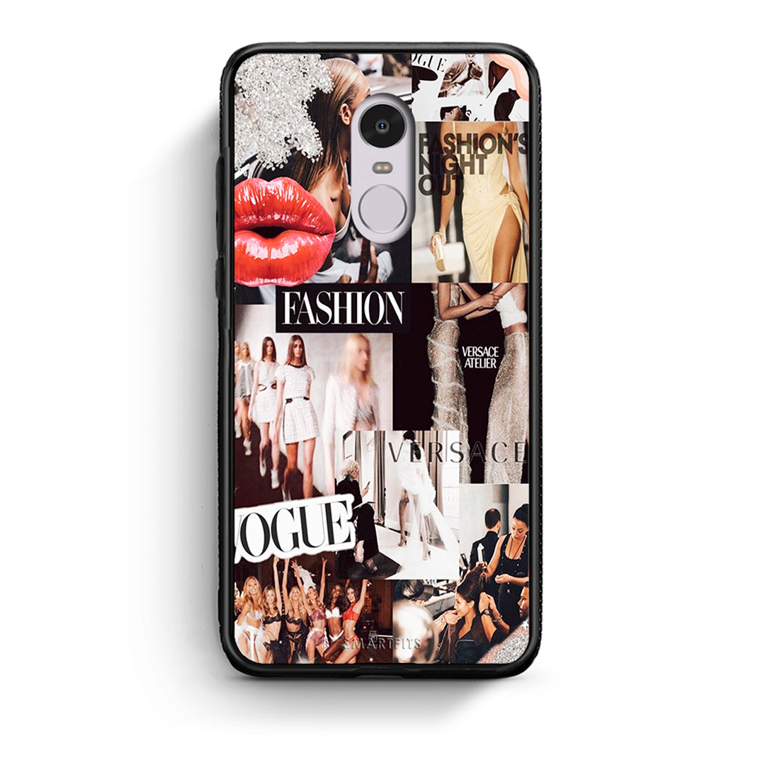 Xiaomi Redmi Note 4 / 4X Collage Fashion Θήκη Αγίου Βαλεντίνου από τη Smartfits με σχέδιο στο πίσω μέρος και μαύρο περίβλημα | Smartphone case with colorful back and black bezels by Smartfits