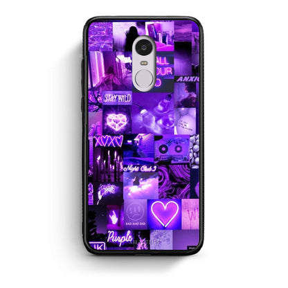 Xiaomi Redmi 5 Collage Stay Wild Θήκη Αγίου Βαλεντίνου από τη Smartfits με σχέδιο στο πίσω μέρος και μαύρο περίβλημα | Smartphone case with colorful back and black bezels by Smartfits