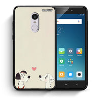 Thumbnail for Θήκη Xiaomi Redmi Note 4/4X Dalmatians Love από τη Smartfits με σχέδιο στο πίσω μέρος και μαύρο περίβλημα | Xiaomi Redmi Note 4/4X Dalmatians Love case with colorful back and black bezels