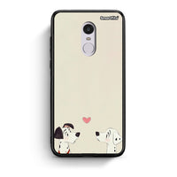 Thumbnail for Xiaomi Redmi Note 4/4X Dalmatians Love θήκη από τη Smartfits με σχέδιο στο πίσω μέρος και μαύρο περίβλημα | Smartphone case with colorful back and black bezels by Smartfits