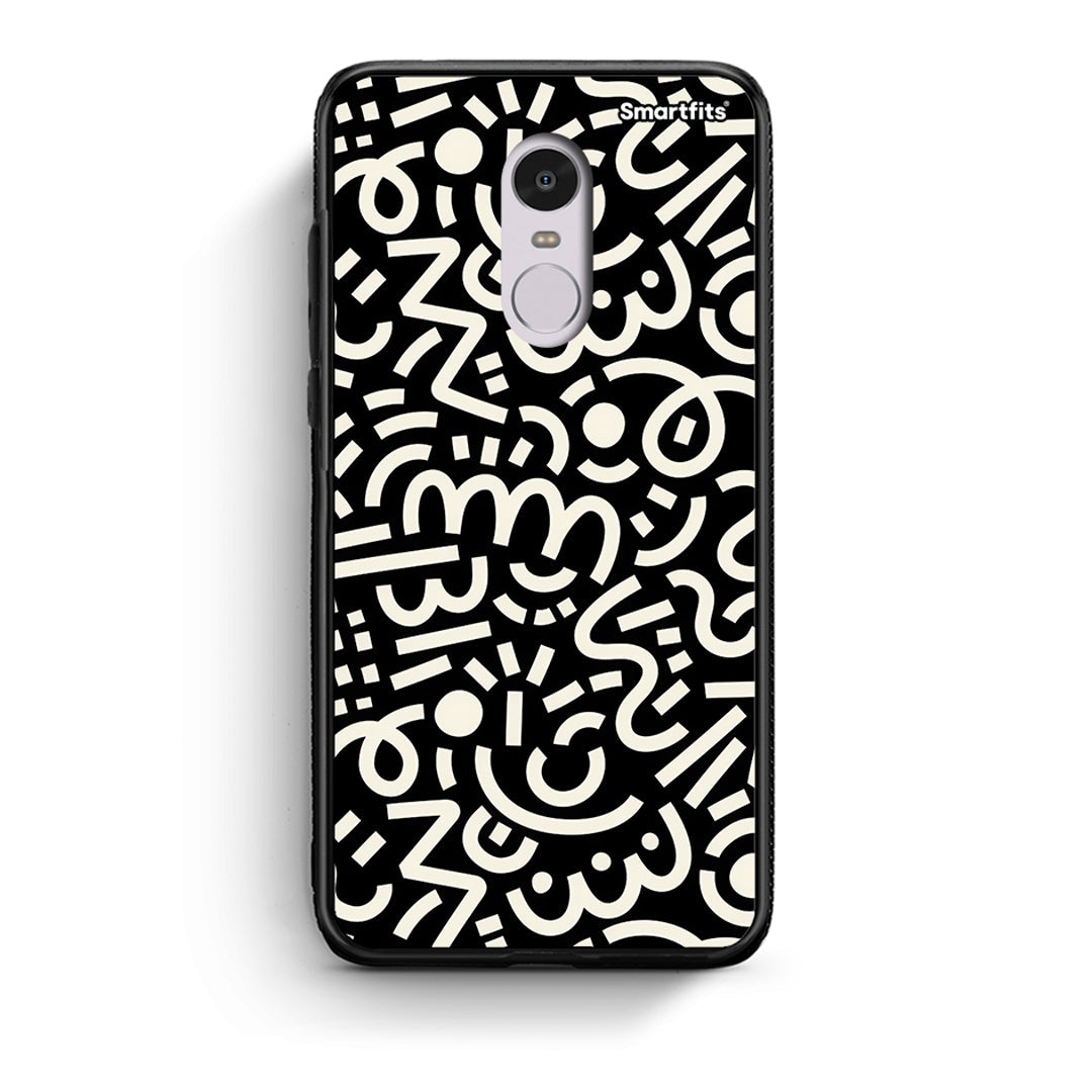 Xiaomi Redmi Note 4 / 4X Doodle Art Θήκη από τη Smartfits με σχέδιο στο πίσω μέρος και μαύρο περίβλημα | Smartphone case with colorful back and black bezels by Smartfits