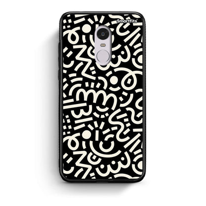 Xiaomi Redmi Note 4 / 4X Doodle Art Θήκη από τη Smartfits με σχέδιο στο πίσω μέρος και μαύρο περίβλημα | Smartphone case with colorful back and black bezels by Smartfits