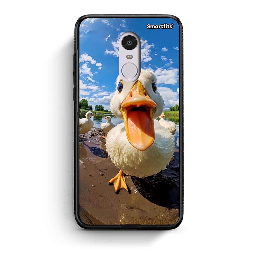 Xiaomi Redmi Note 4/4X Duck Face θήκη από τη Smartfits με σχέδιο στο πίσω μέρος και μαύρο περίβλημα | Smartphone case with colorful back and black bezels by Smartfits