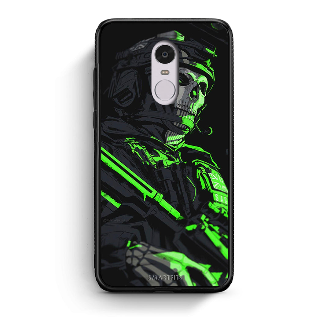 Xiaomi Redmi 5 Green Soldier Θήκη Αγίου Βαλεντίνου από τη Smartfits με σχέδιο στο πίσω μέρος και μαύρο περίβλημα | Smartphone case with colorful back and black bezels by Smartfits