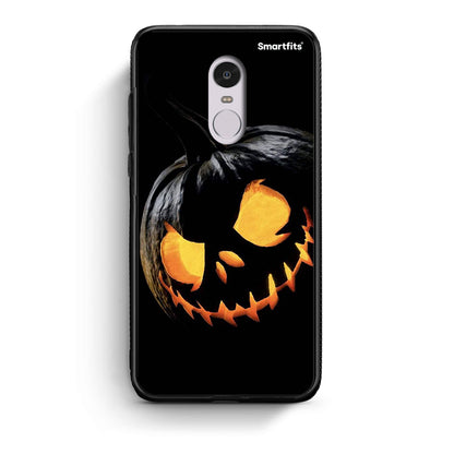 Xiaomi Redmi Note 4 / 4X Halloween Scary Pumpkin Θήκη από τη Smartfits με σχέδιο στο πίσω μέρος και μαύρο περίβλημα | Smartphone case with colorful back and black bezels by Smartfits