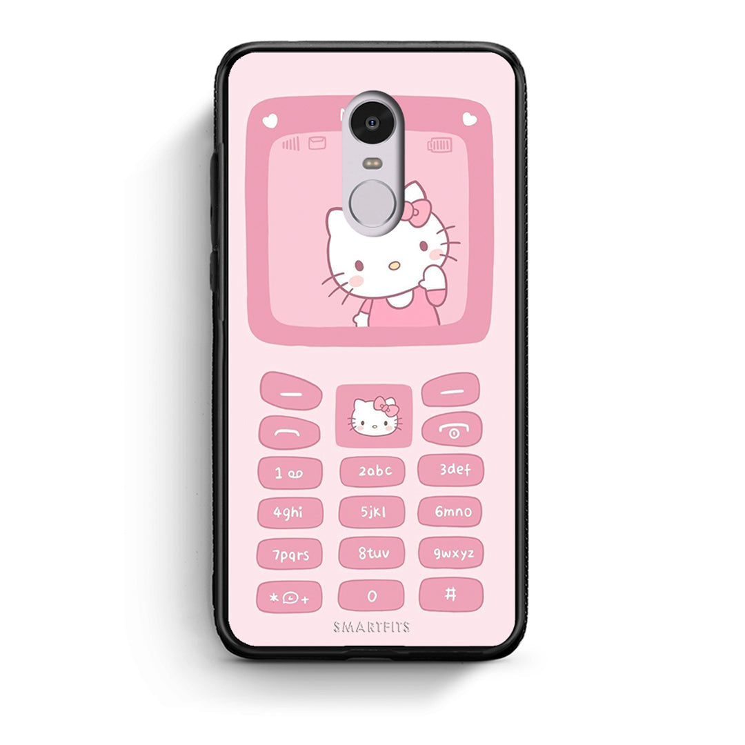 Xiaomi Redmi Note 4 / 4X Hello Kitten Θήκη Αγίου Βαλεντίνου από τη Smartfits με σχέδιο στο πίσω μέρος και μαύρο περίβλημα | Smartphone case with colorful back and black bezels by Smartfits