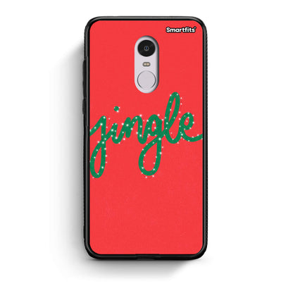 Xiaomi Redmi Note 4/4X Jingle Xmas θήκη από τη Smartfits με σχέδιο στο πίσω μέρος και μαύρο περίβλημα | Smartphone case with colorful back and black bezels by Smartfits